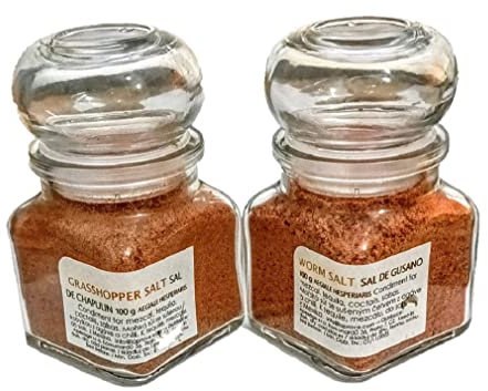 Grasshopper Salt & Salt con verme d'agave: scatola 2x100g