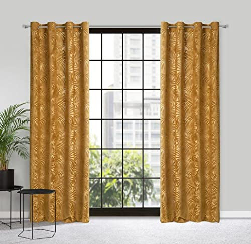 Eurofirany färdig gardin Livia 140 x 250 cm guld