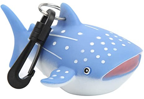 SPYMINNPOO Staubdichte Abdeckung für Tauchmundstück, Cartoon-Fisch, Atemregler-Mundstückabdeckung für Atemregler der Zweiten Stufe mit Clip (Walhai)
