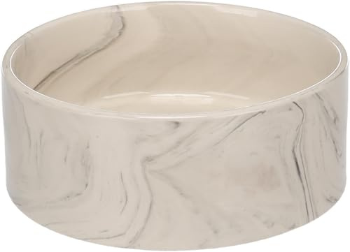 Flamingo Gamelle pour la nourriture et l'eau Baron Gris 750ml – Bol en Plastique Antidérapant | Pour Nourriture ou Eau – Facile à Nettoyer, Idéal pour votre chien !