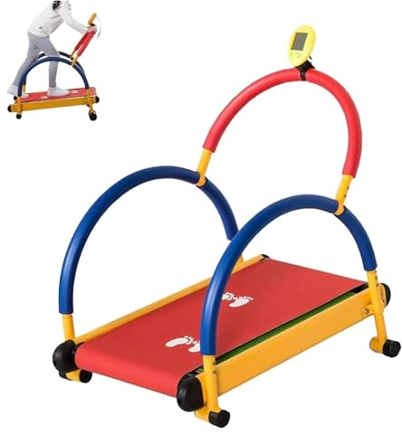 Löpband för barn, löpband med LED-display, styrketränings- och konditionsverktyg, sport- och fitnessleksaker, självgående gångmatta, för hemmet, skolan, barnträning