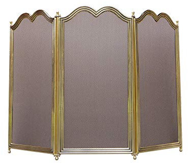 Schössmetall Funkenschutzgitter Massiv Messing/Gitter schwarz, Palais-3 04040460