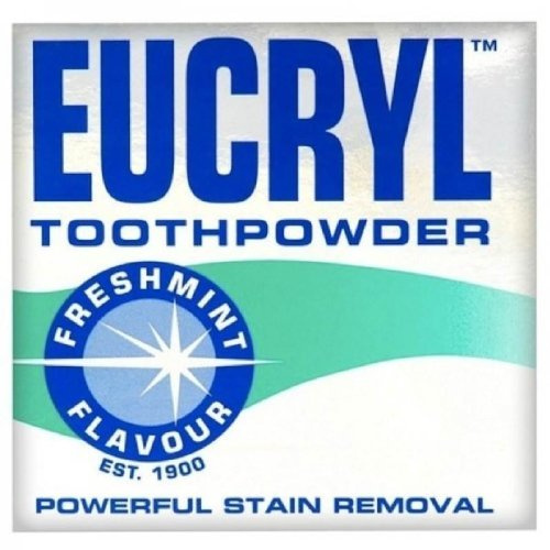 3 x Eucryl Zahncreme - kraftvolle Zahnreinigung für schönere Zähne - Mint Geschmack - 50 ml