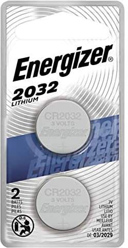 Energizer Lithium Battery (2032), 3 Volt, 2 Count (Pack of 6)