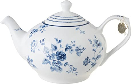 Laura Ashley Blueprint Collectables Teekanne China Rose um 1,6 Liter Porzellan