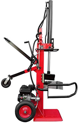 CROSSFER spaccalegna LS16T-G6.5/16 tonnellate forza di taglio/110 cm lunghezza spacco/motore a benzina 6,5 PS 4 tempi OHV raffreddato ad aria/funzionamento a 2 mani/grande pneumatico
