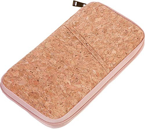TROIKA Design Werkstatt Etui für Reisedokumente Safe Flight Cork 243 x 133 x 22 mm