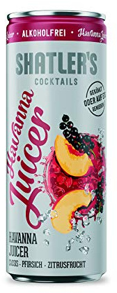 Shatler's Cocktails | Havanna Juicer | Alkoholfrei | Cassis, Pfirsich und Zitrusfrucht | 12 x 250ML