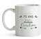 CADEAUX.COM - Mug Personnalisable pour Femme de 70 ans - Mug Personnalisé - Message Personnalisable - Cadeau Anniversaire - Cadeau Femme