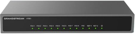 Grandstream HT881, 8 FXO, 1 FXS, 2 GigE PoE NAT Router