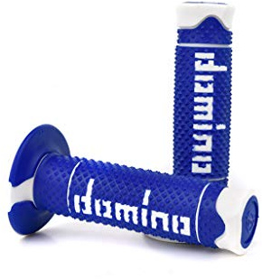 Domino 1295376 Manopole, Blu/Bianco, Set di 2