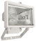 TIBELEC 345360 Projecteur sans Lampe Blanc IP44 pour Ampoule 120W Max, Éclairage Extérieur Résistant (vendu sans ampoule)