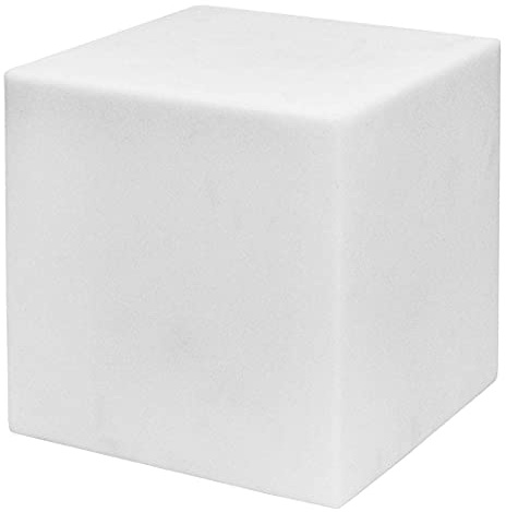 Danieli Cubo Luminoso da giardino40cm Made in Italy | Cube Lampada da Giardino in Resina a LED Luce Neutra | Luce a LED da Giardino Quadrata da Esterno-Interno