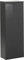 FACKELMANN Midischrank Slim Luna/tiefenreduzierter Schrank mit Soft-Close/Maße (B x H x T): ca. 30,5 x 83 x 17 cm/Badschrank mit 1 Tür/Türanschlag frei wählbar/Korpus & Front: Anthrazit