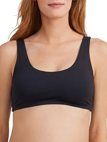 HATCH The Skin to Skin Maternity Bra, Wireless, Soft & Stretchy Design for Pregnancy & Breastfeeding, Premium Cotton, Black, Large