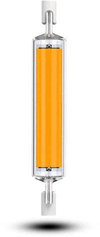 VFDC R7S LED 78mm Dimmable, LED R7S 5W Ampoule, Remplacement R7S Halogène 50W Lampe, 500LM, Blanc Chaud 3000K, AC220V-240V, éclairage à faisceau 360°, 1 PCS