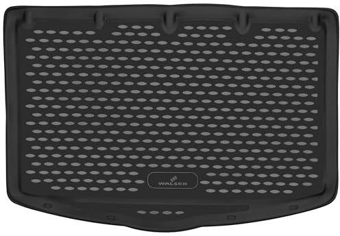WALSER XTR Kofferraumwanne für Toyota Yaris 02/2020-Heute, 100% passgenaue Antirutschmatte Auto, Gummimatte Auto, Kofferraum Schutzmatte, Anti Rutsch Matte Gummi, Auto Gummimatten