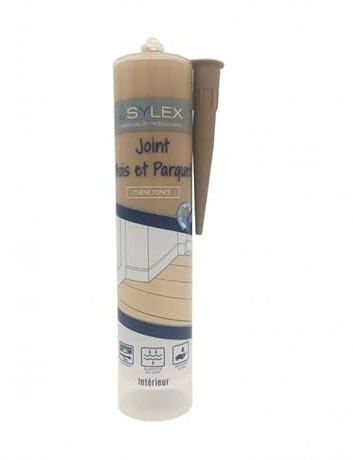 SYLEX - Mastic joint de finition bois et parquet Sylex - Couleur CHENE FONCE