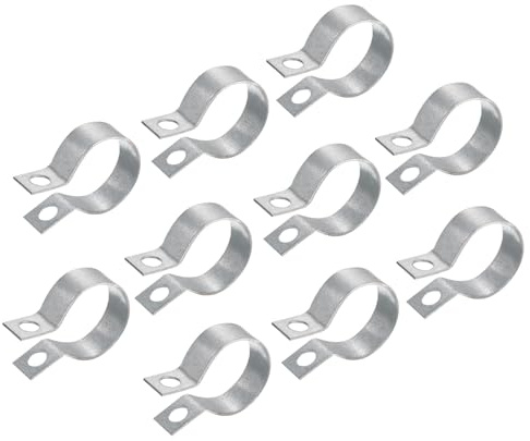 QUARKZMAN 10 st Divide Ring Hängande Rör Remmen Passar 1-1/4(32mm) Metall Rörklämmor Tak Montering Rör Fäste Rör Stöd