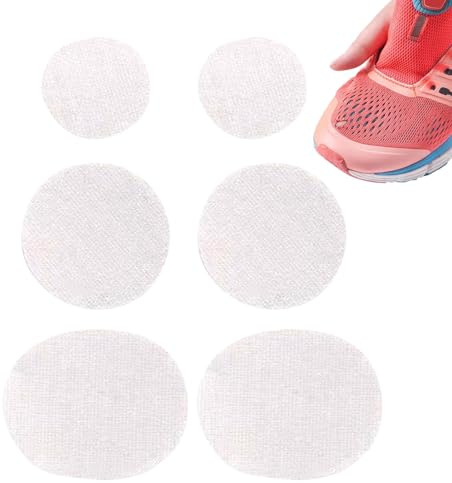Tuxxjzm Sko Reparationslapp, Självhäftande sneaker klack Reparationslapp, Nätskor Reparation Självhäftande Sneaker Vamp Reparation Klistermärke Anti-slipande Reparation Skor Verktyg, Vitt, Refer