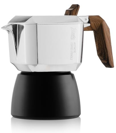 Bincoo Espresso Maker Stovetop - Small Moka Pot 2 Cups,Italian Coffee maker for Single Use,4oz/120ML,Perfect for Home Cafe Camping