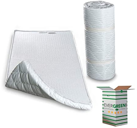 EVERGREENWEB - Colchón Enrollable 120x195 cm Alto 5 cm, colchoneta Gimnasia - Ideal como colchón de Invitados, para Fitness, Yoga, Pilates, ABS -para Acampar, Camping | Medio Firme