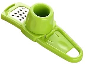 AD-BCrbgen Prensa de ajo Manual, pulverizador de ajo, rebanador, pelador, Herramienta for Picar ajo, pulverizador de ajo y Jengibre(Green)