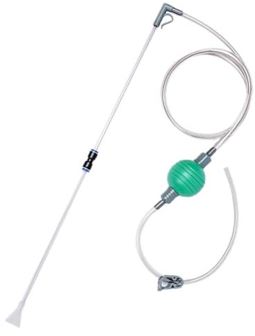 Outil de nettoyage d'aquarium, outil de nettoyage de gravier, nettoyeur de verre d'aquarium, kit d'entretien multi-usage, siphon facile à changer d'eau pour maintenir l'eau douce claire, 200 cm pour
