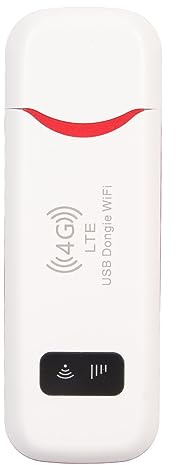 Ejoyous 4G Usb Wifi Hotspot Stick, Mobile Modem Router Portable WiFi Dongle with SIM Card Slot for Phone Laptop TV High Speed Internet Sharing Up to 10 Devices Stable Signal WPA2
