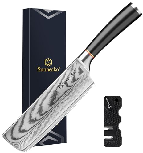 Sunnecko Damast Nakiri Messer 18cm Profi-Küchenmesser
