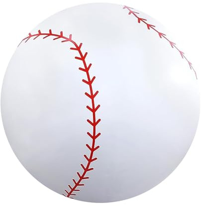 Generisch Bolas de agua inflables para niños | Juguetes de playa gigantes de fútbol para niños, juguetes plegables para fiestas de béisbol, juegos deportivos en el patio trasero, fiestas de fútbol y