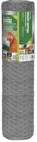 YARDGARD – 2 in. Twisted Mesh Wire Fence – 36 in. x 150 ft. 20‑Gauge Galvanized Steel Poultry Netting – for Chicken Coops | Garden Protection | Animal Enclosures and Farm Projects
