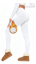BENNIES Termiska leggings, dam, termoleggings, vinterfodrade, leggings, svarta, hög midja, fleece, vinterleggings, långa, ogenomskinliga, termoleggings, termobyxor, varma sportleggings, sportbyxor