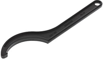 GEDORE Hook spanner with lug, for Slotted nuts, AF 120-130 mm, Tip dia. 5 mm, Ratchet spanner, 40 120-130