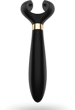 Satisfyer Endless Fun Vibrator für Paare | 33 Anwendungsmöglichkeiten mit 100 Vibrations-Funktionen | Stark & leise für Frau & Mann | Sex-Spielzeug verwendbar als Dildo und für Klitoris-Stimulation