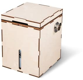 Kildwick MiniLoo Toilettes sèches avec ventilateur 5 V Noir à droite Montage