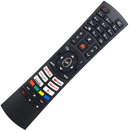 Original Bush RC4591P & RC45137P TV Remote Control Compatible For LED QLED Smart TV DLED32FHDSC ELED24HDSA DLED43UHDHDRSC DLED50UHDHDRSB DLED65UHDHDRSB DLED55UHDHDRSB - Genuine