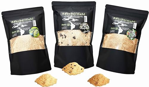 Peetz Farine de fumage en hêtre avec baies de genièvre et cerise 500 g