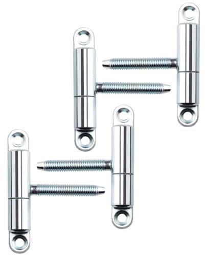 4x SOTOOLS Türband Aufschraub-Einbohrband mit Zapfen M8x50mm verzinkt mit wartungsfreier Gleitlagertechnik für Türen bis 40Kg