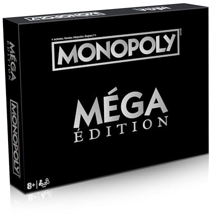 Winning Moves Monopoly – Edition Mega – Gesellschaftsspiel – ab 8 Jahren – französische Version