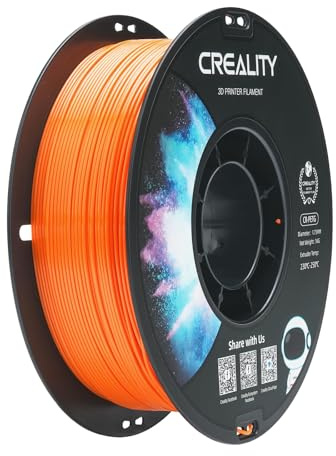 Creality Filamento PETG 1.75mm para impresión 3D, Excelente Dureza, Alta Precisión, Sin Olor y Tóxico, A Prueba de Humedad, Filamento PETG Brillante de 1kg para Impresora 3D