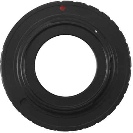 Asyduey Lentille Cinématographique Noir C-Mount 16Mm pour 1 Mount J1 V1 J2 V2 J3 V3 J4 Bague D'Adaptateur De Lentille De Caméra C-N1 C-Nikon1