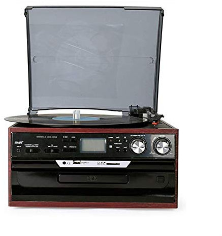 WDWDW Lecteur de Vinyle Vintage, Tourne-Disque Portable, Tourne-Disque Bluetooth, Lecteur de Vinyle LP, Tourne-Disque rétro sans Fil, Tourne-Disque Audio rétro, phonographe, Gramophone