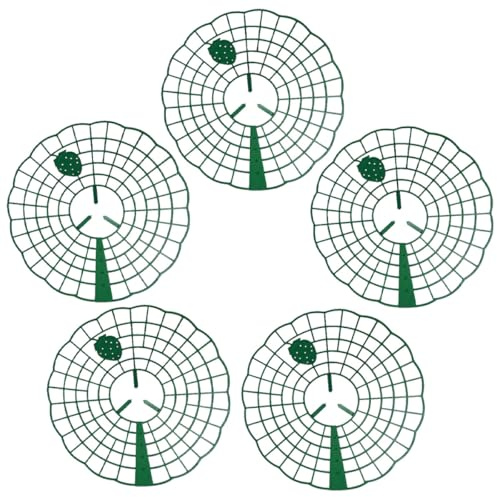 GLEAVI Soportes para Fresas de Plástico para Jardín, 5 Piezas, Estantes para Plantas Trepadoras, Marco para Cultivo en Balcón, Resistente a Ambientes Húmedos, Soporte para Fresas al Aire