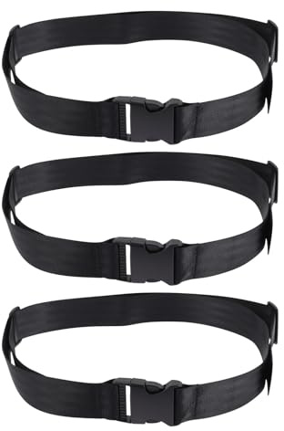 TINEASUR Correa para Silla de Alimentación de Ñiño Ajustable, 3 Piezas de Arnés para Trona y Carrito, Banda Resistente para Uso en Casa y Viajes