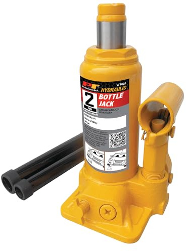 Performance Tool W1621 2-Ton (4,000 lbs.) Heavy Duty Hydraulic Bottle Jack,Yellow
