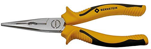 Bernstein Telefonzange, 160 mm, oval-spitz mit Drahtschneider, Bernsteinit-Isolation, 3-235-1