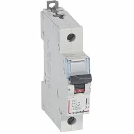 407657 Disjoncteur unipolaire 32A - 1P Courbe C - 6/10kA - À vis - Legrand DX3