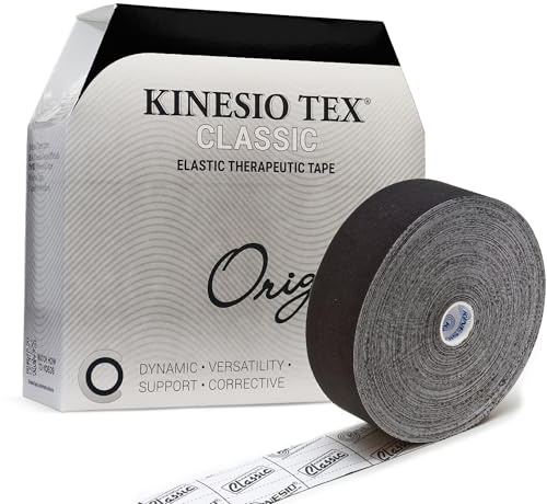 Kinesio Tex Classic Tape, NERO, versione Bulk (31,5 m x 5 cm)