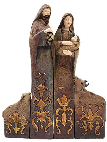 10 Nativity Set with cow & sheep (4 piece) KCC001